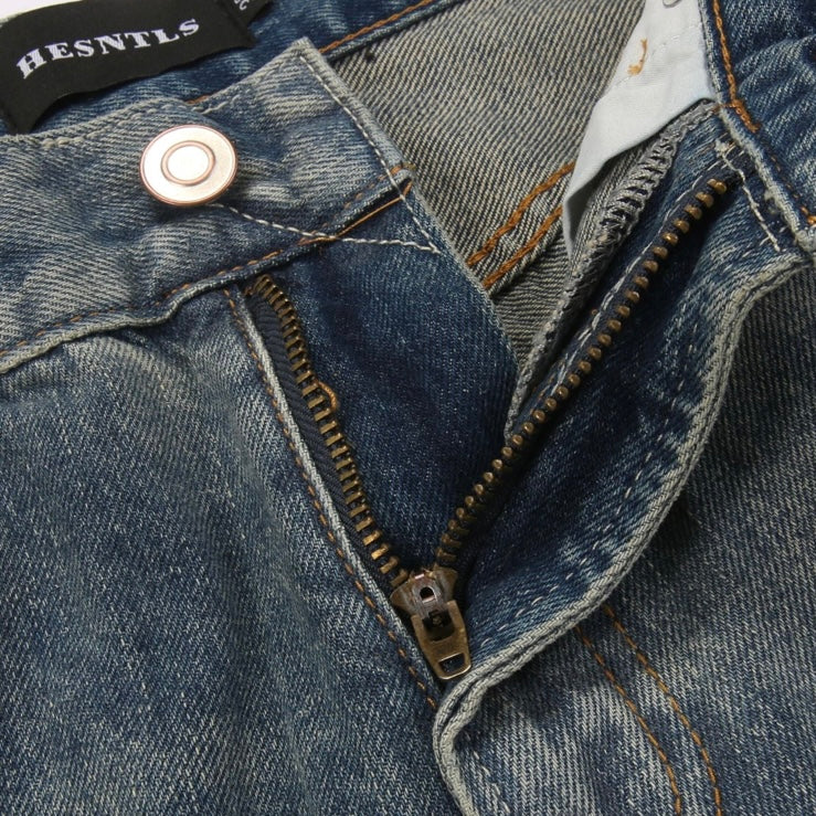 FLARE DENIM - DESTROYED INDIGO