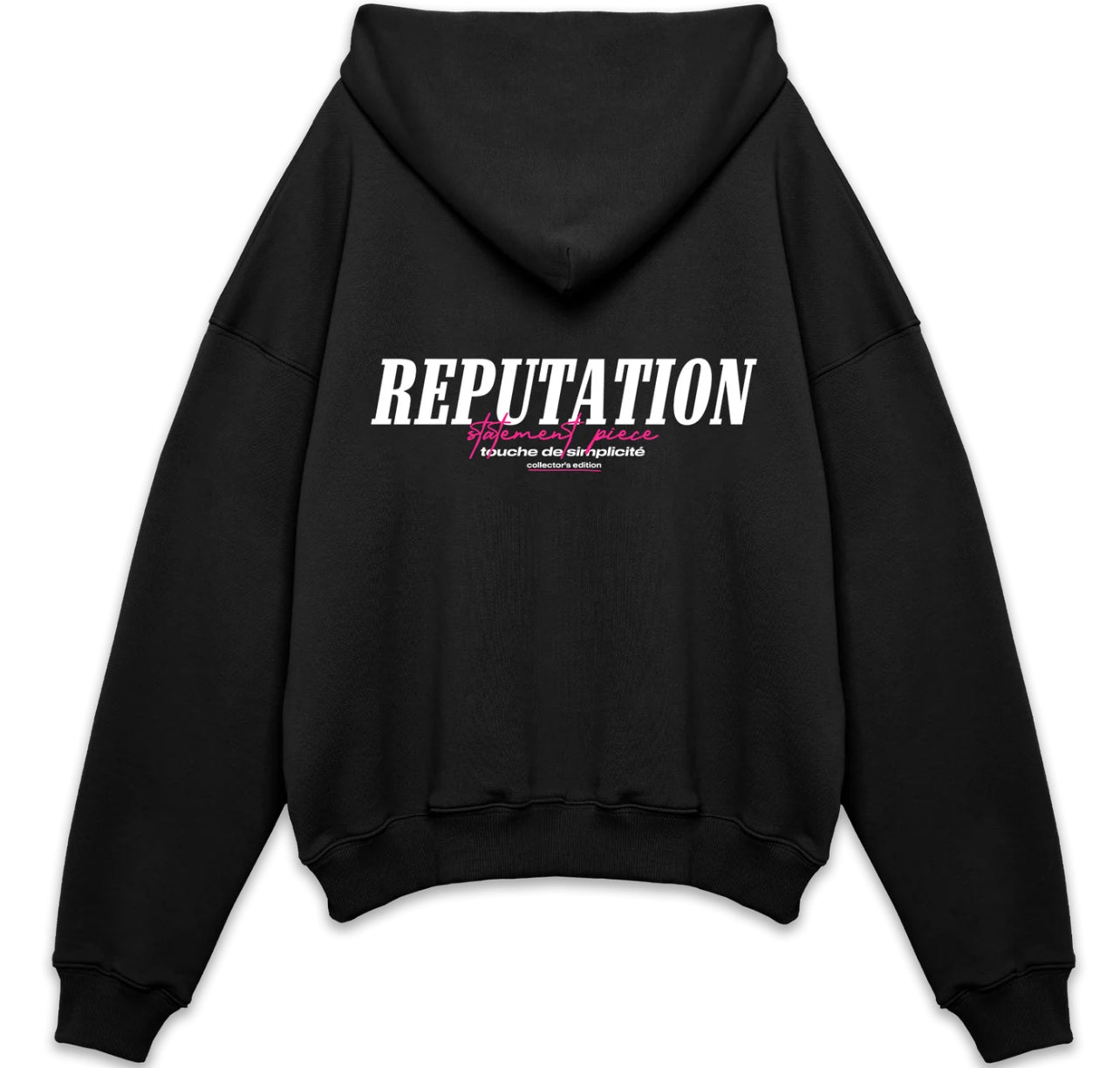 LIMITED EDITION "STATEMENT PIECE" HOODIE - BLACK