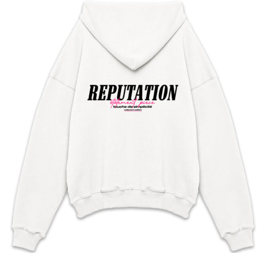 LIMITED EDITION "STATEMENT PIECE" HOODIE - OFF WHITE