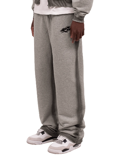 Y2K SWEATPANTS - HEATHER GREY