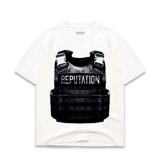 Bulletproof Vest Tee - Vintage White